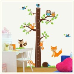 Muursticker Bos Dieren Lengte Meter