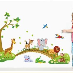 Muursticker Jungle dieren