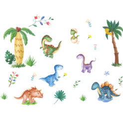 Alternative view of Muursticker Baby Dino's