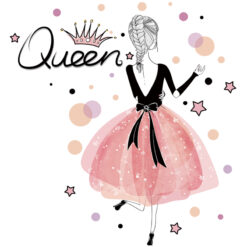 Alternative view of Muursticker Ballet Queen