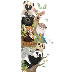 Alternative view of Muursticker Dieren Verticaal