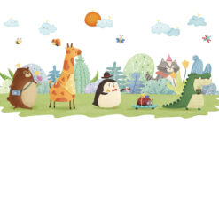Alternative view of Muursticker Verschillende Dieren